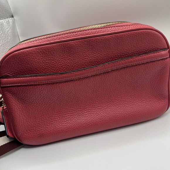 NWT Coach Pebbled Leather Jes Crossbody C5805 Strawberry Haze Pink Gold - Picture 7 of 11